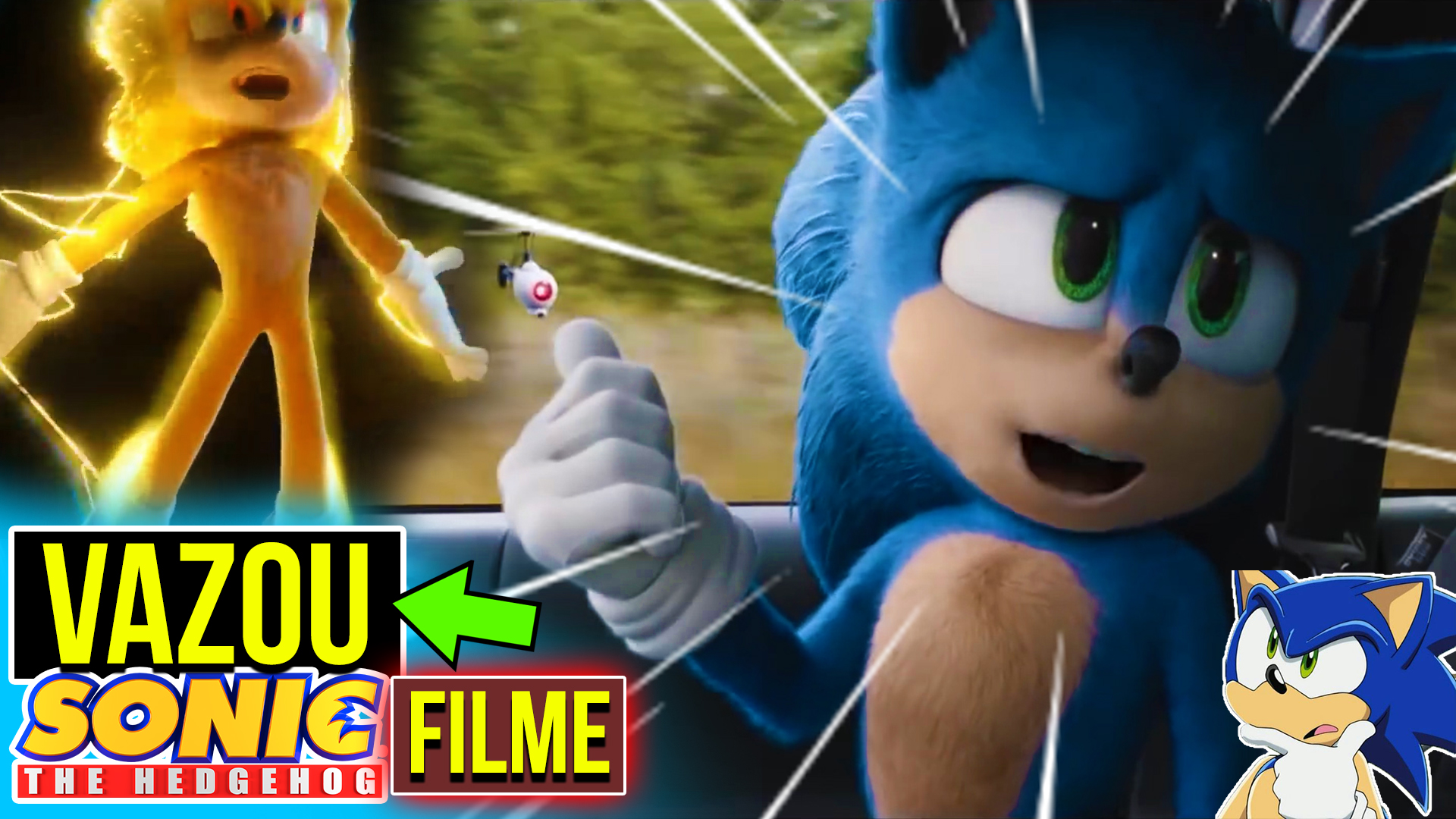 VAZOU o Roteiro Sonic 3 o Filme - Com Shadow e outros Personagens