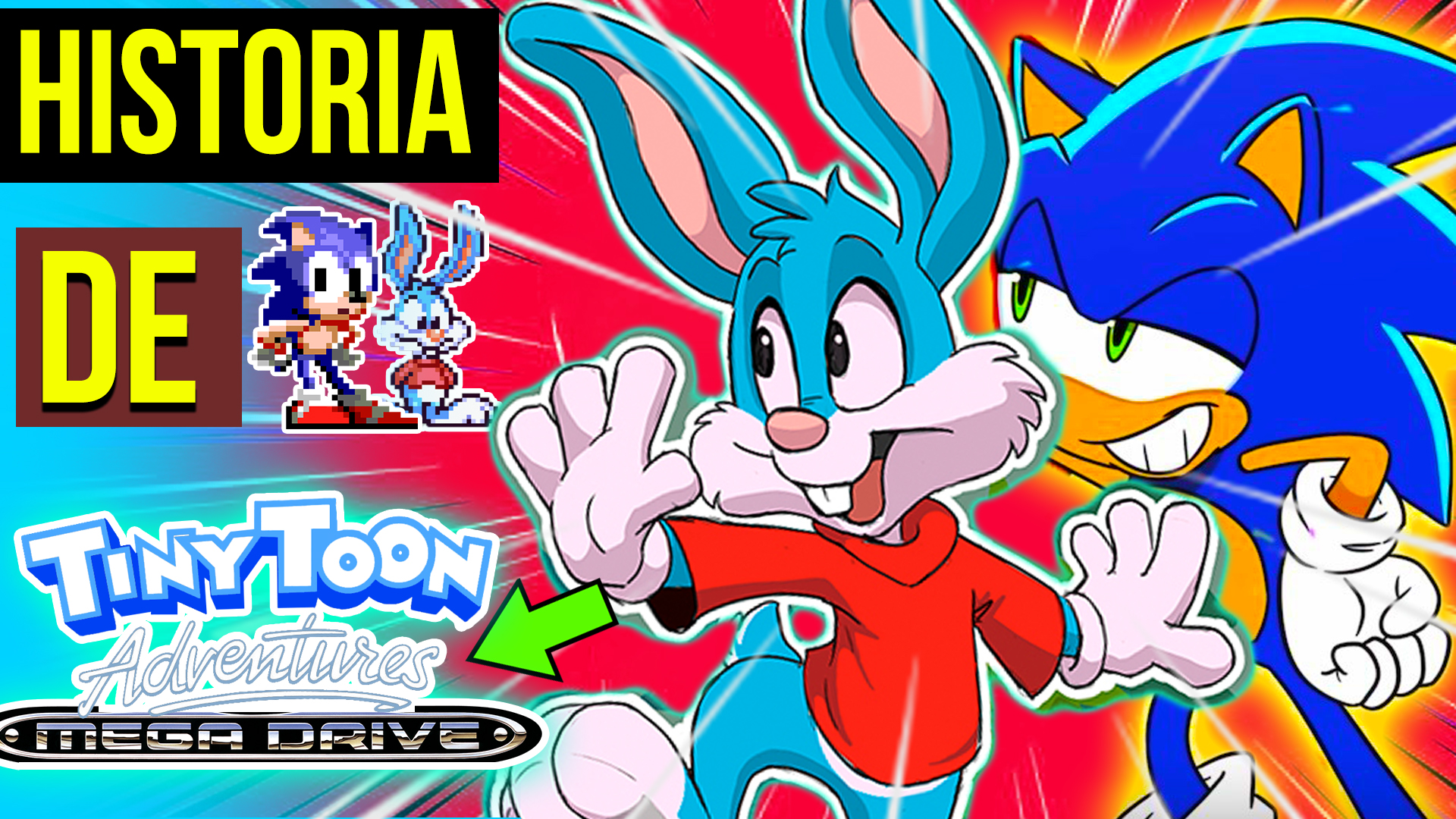 Tiny toon Mega drive