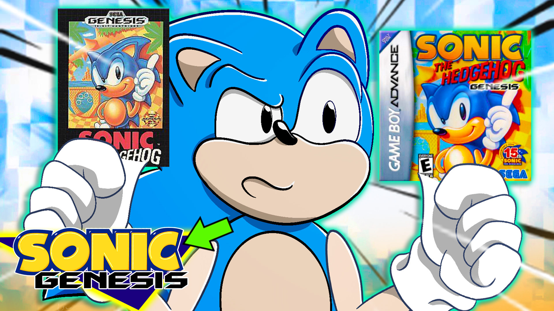 sonic 1 gba - sonic the hedgehog genesis