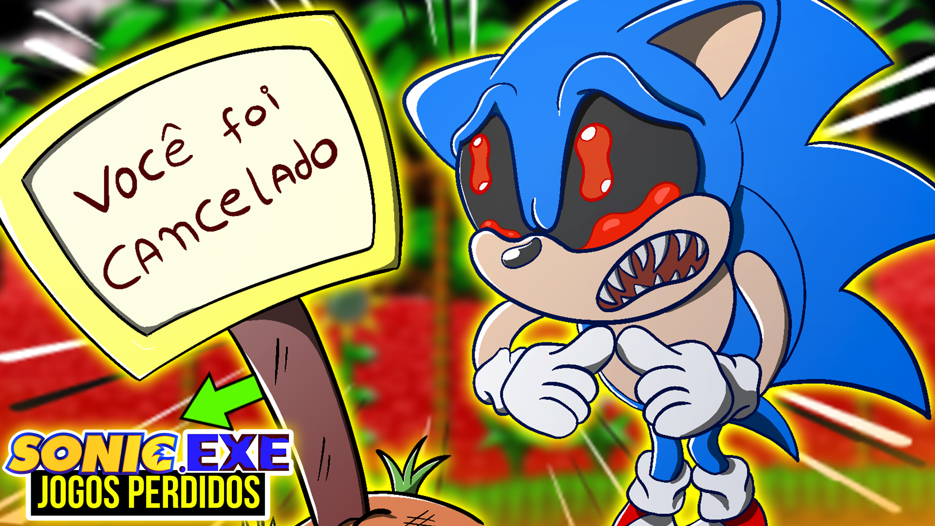 Conheça Sonic.exe, jogo baseado em uma história de terror do personagem