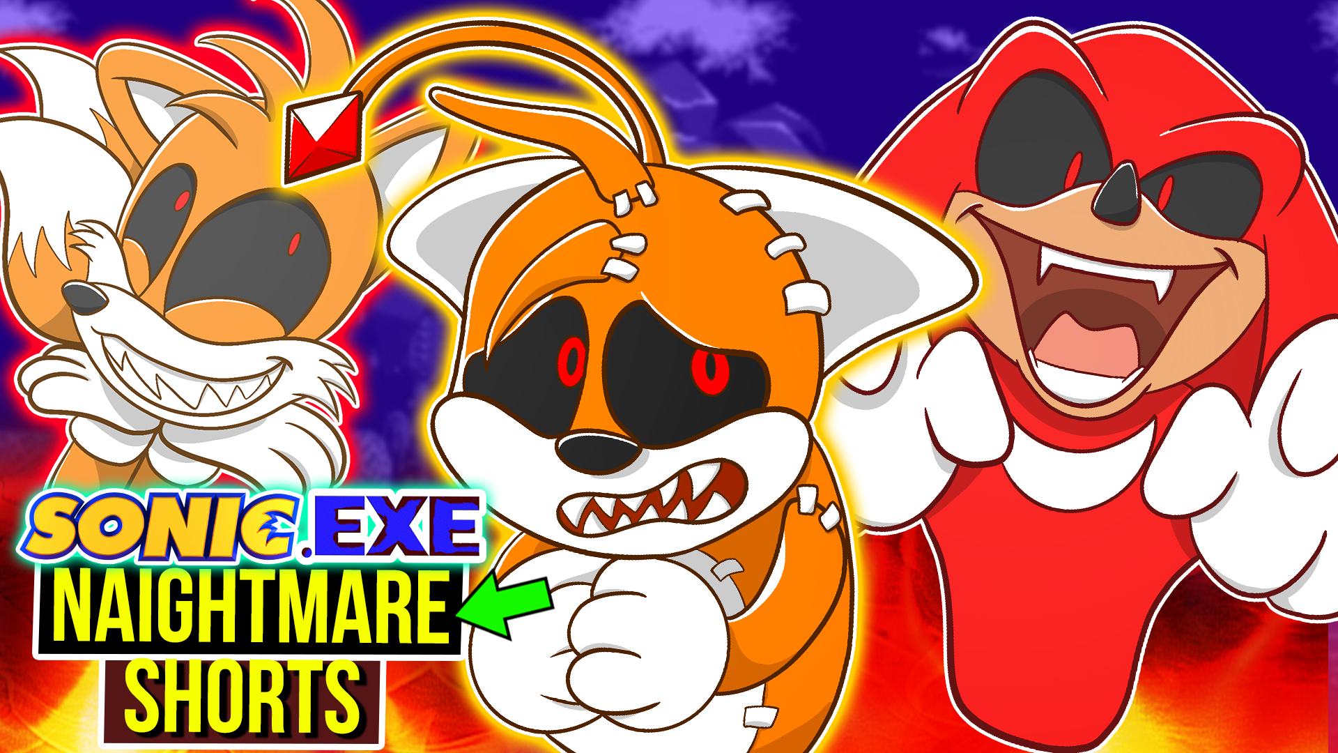 sonic exe nightmare shorts