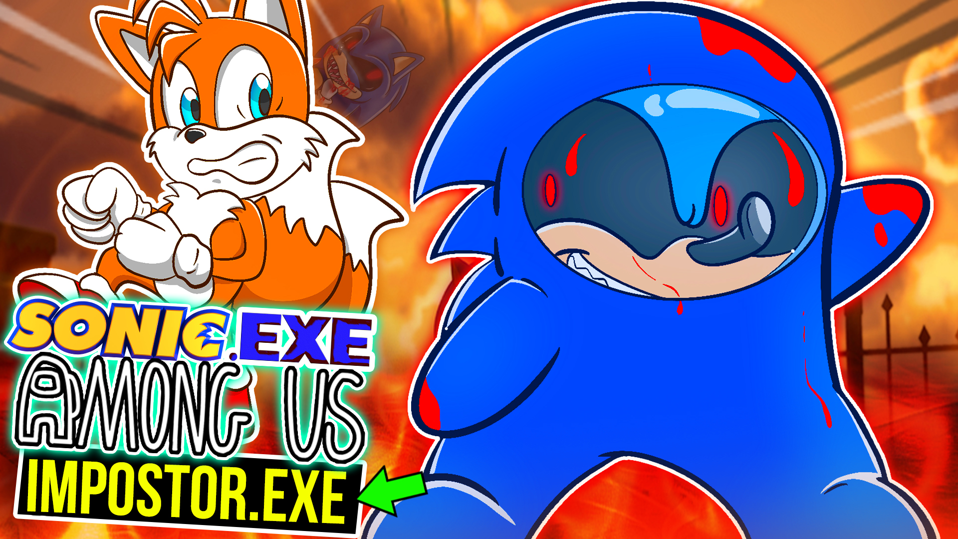 Sonic.exe One Last Round  Todos os Finais PERTUBADORES do Tails