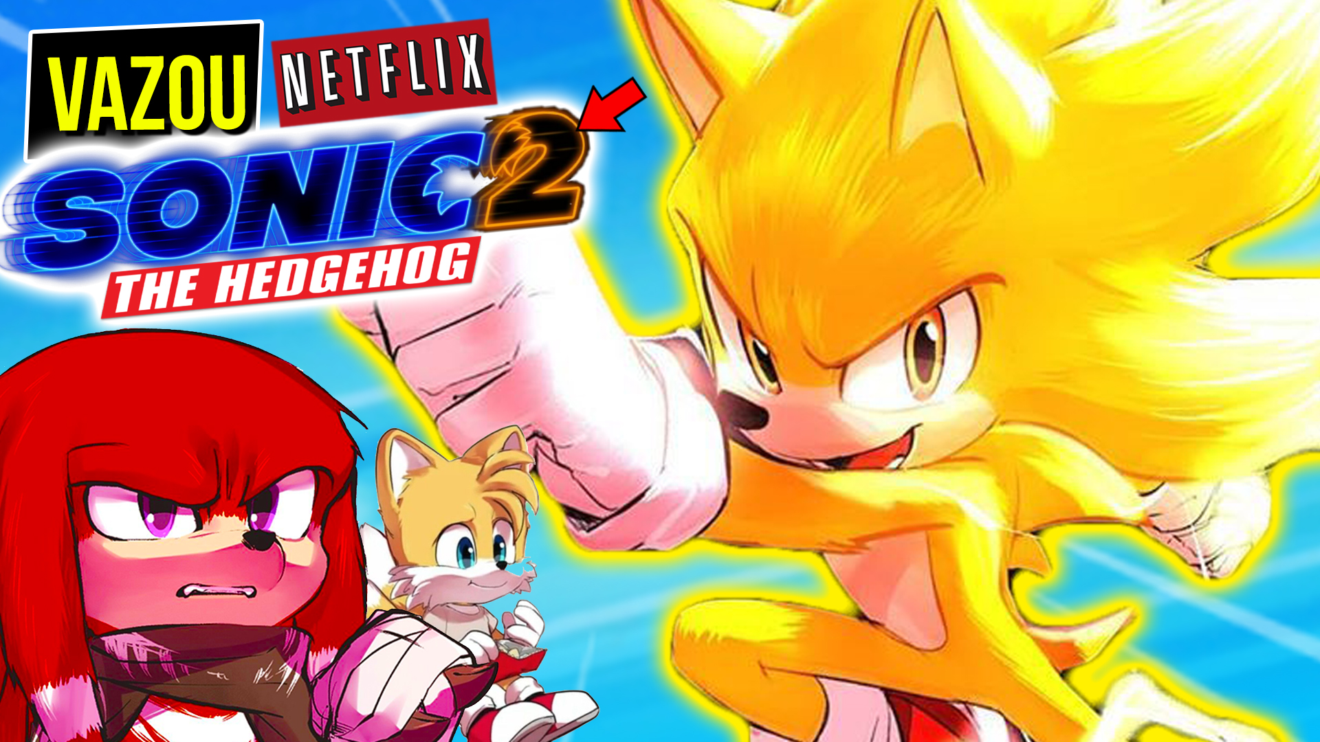 CONFIRMADO? NETFLIX DEIXA PISTAS DE TRAILER DE SONIC 2 O FILME