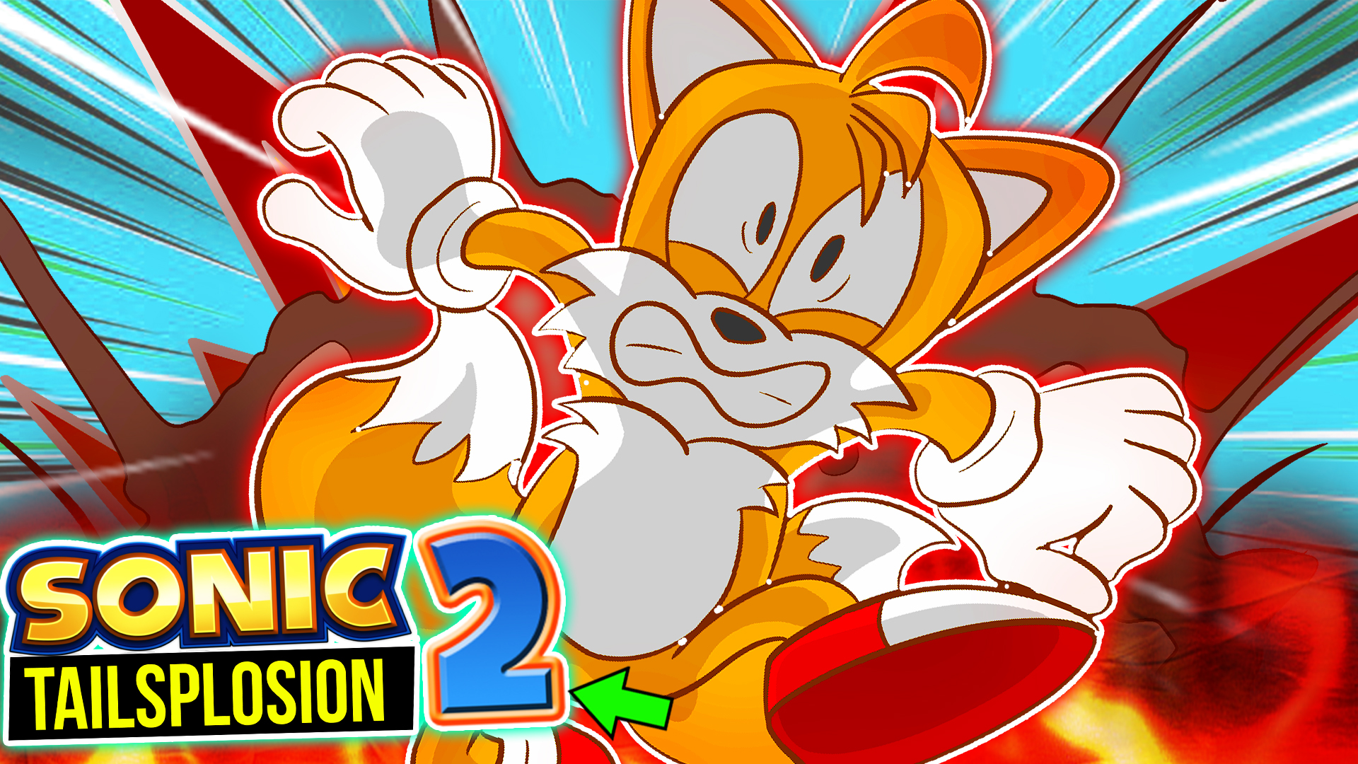 SONIC 2 com o TAILS EXPLODINDO