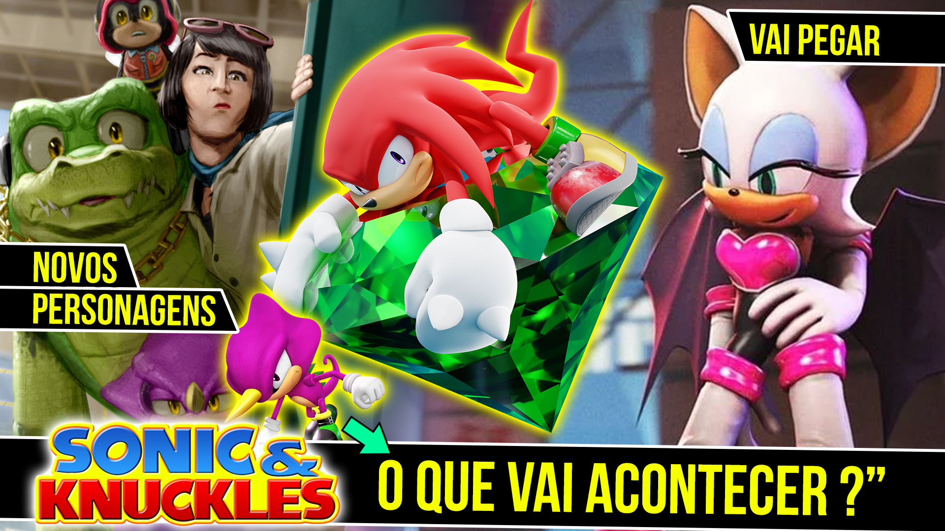 Paramount anuncia 'Sonic 3' e série focada em Knuckles, personagem