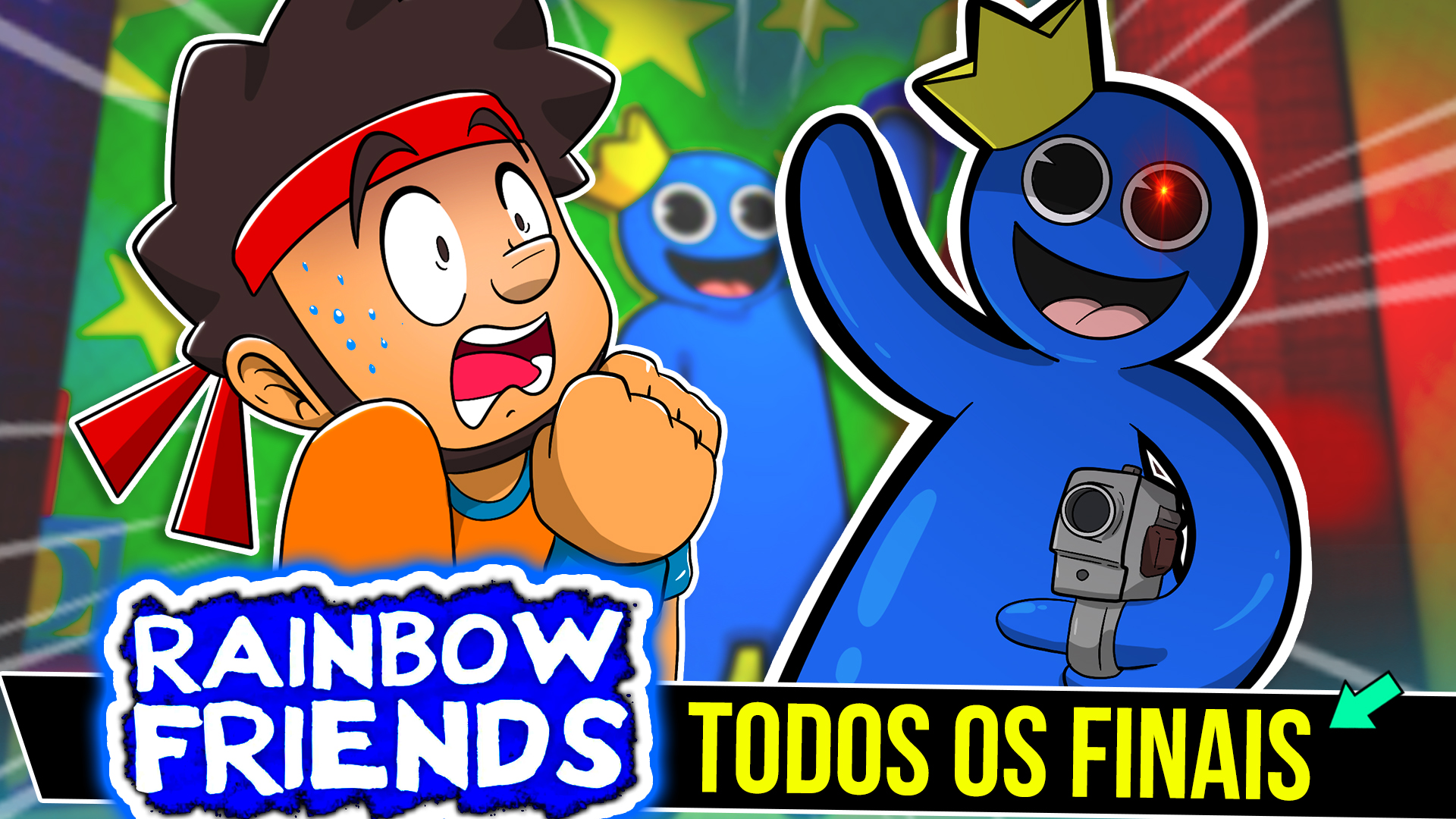 El ORIGEN de RAINBOW FRIENDS - Roblox Animación 