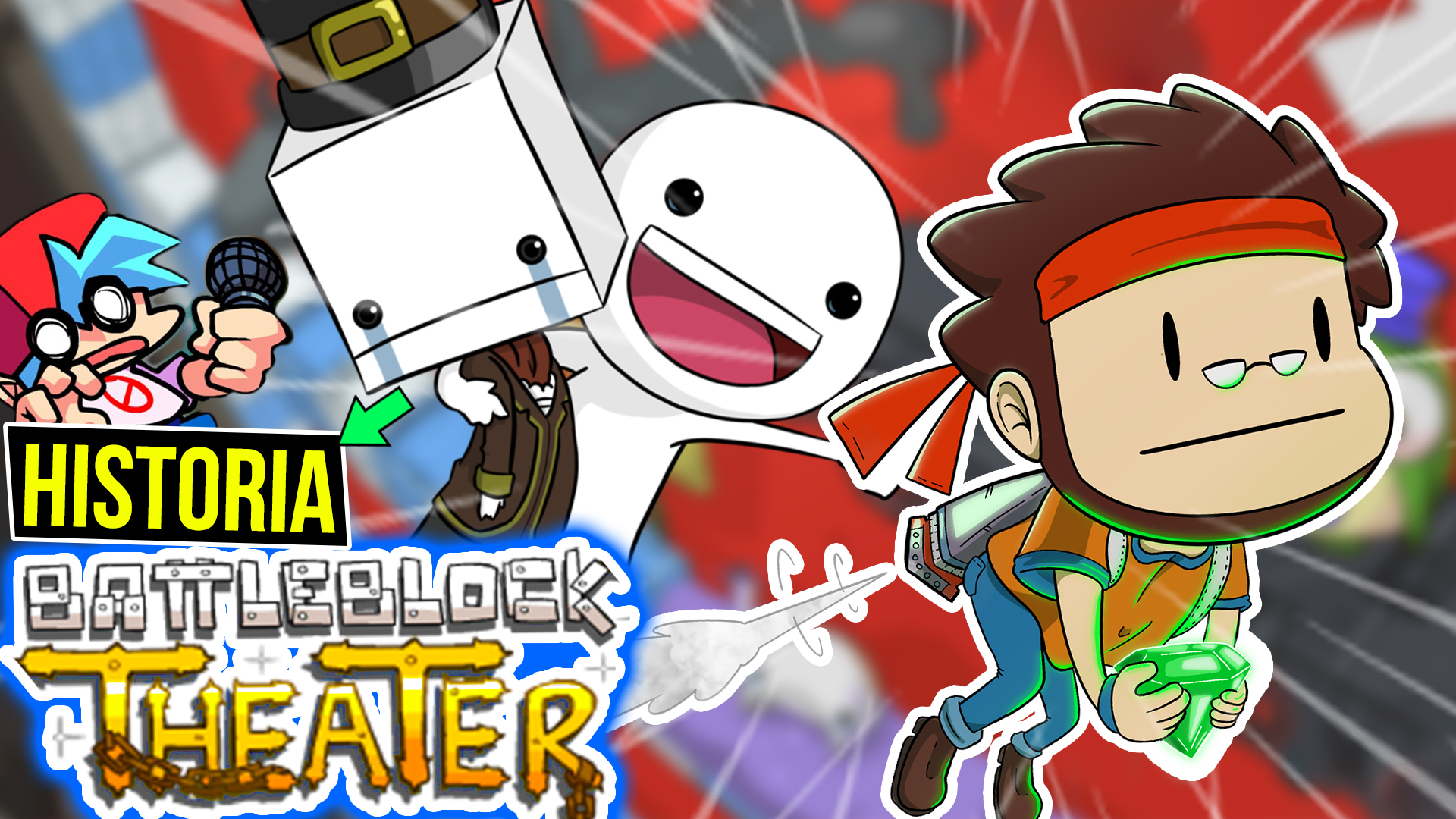Battleblock CAÇANDO ESMERALDAS no BattleBlock Theater