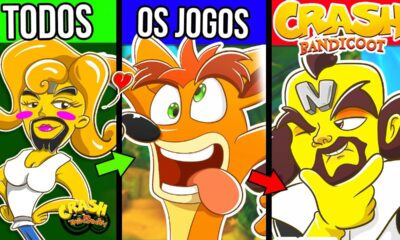 Especial CRASH bandicoot - HISTORIA COMPLETA de TODOS os Jogos