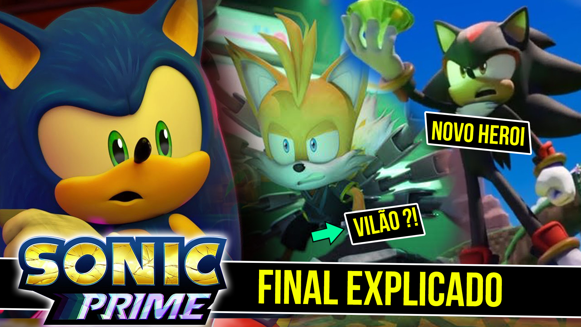 Sonic Prime FINAL EXPLICADO - Shadow não fez nada ?!