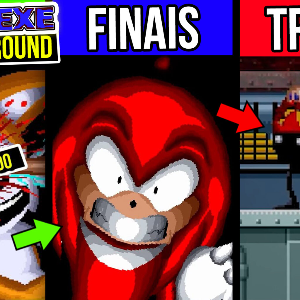 Sonic exe One Last Round  Todos os Finais Eggman Tails e Knuckles