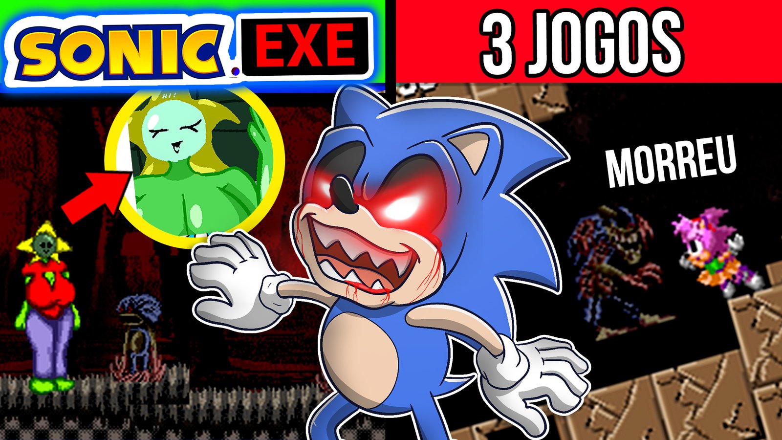 Sapo Brothers contra Sonic EXE – Sapo Brothers