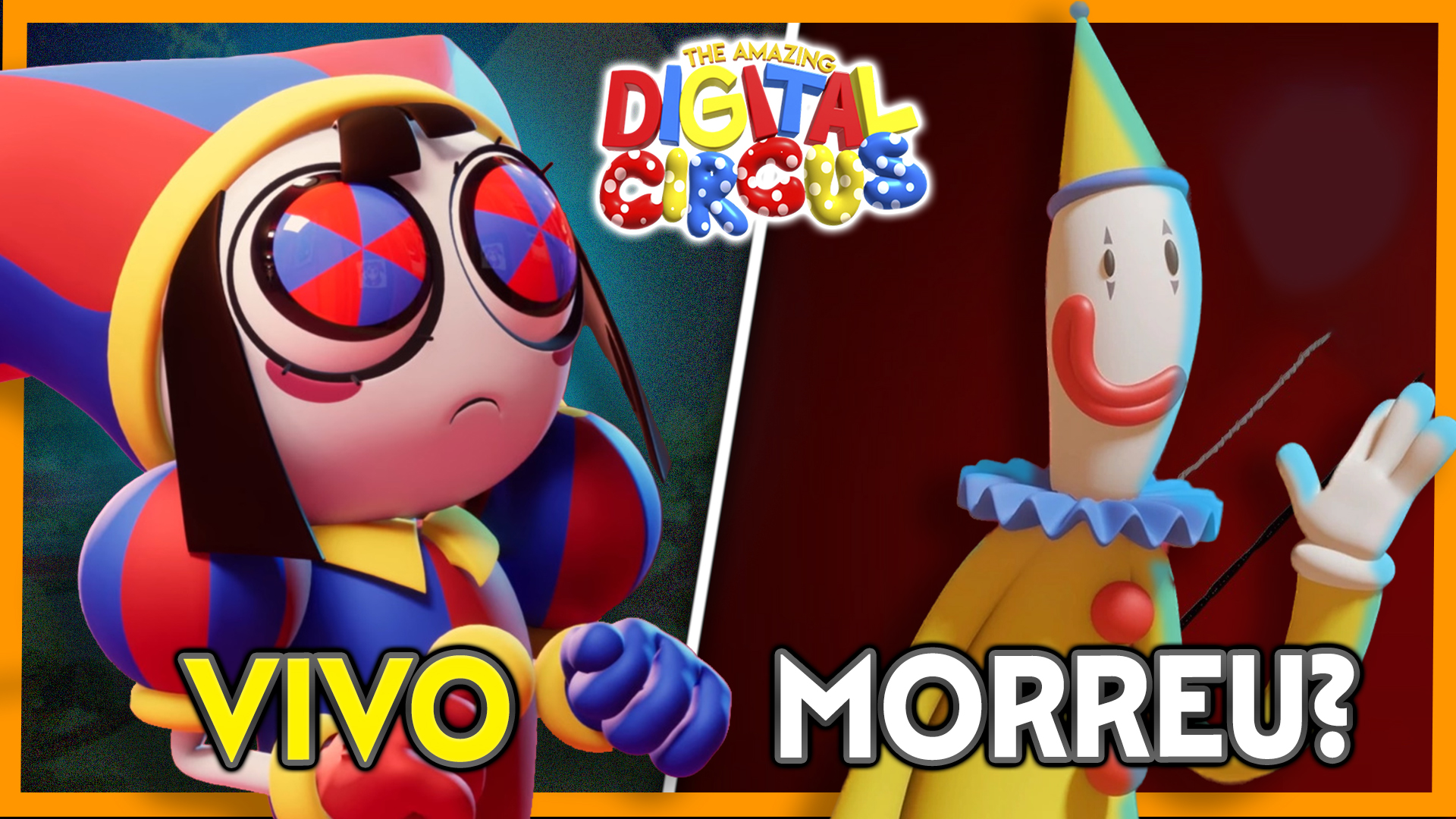 🎪🤡 DESCUBRA QUAL PERSONAGEM DE DIGITAL CIRCUS VOCÊ SERIA!, JOGO DO