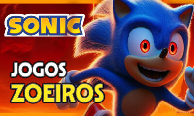 Os 6 ENGRAÇADOS JOGOS do SONIC