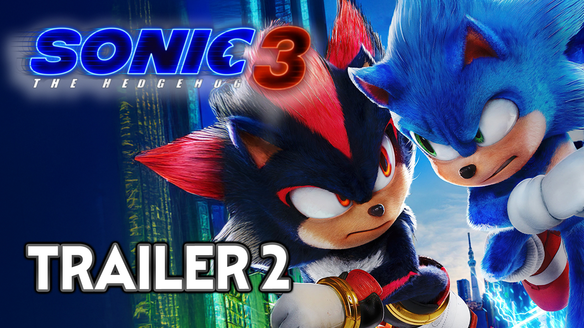 Sonic 3: O Filme Trailer 2 - Novas CENAS e Visita no Brasil e Novas datas?