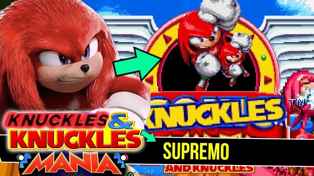 Conheça o NOVO Jogo POTENTE do Knuckles - Knuckles Mania & Knuckles